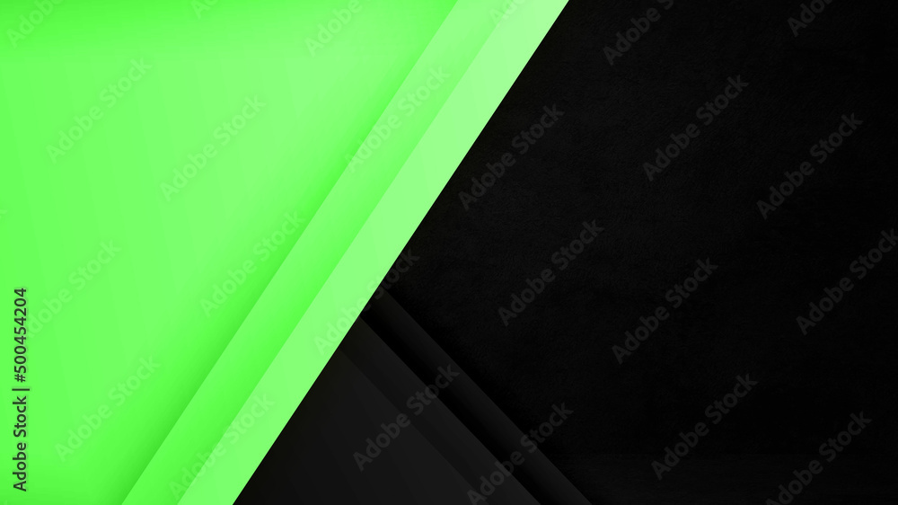Green and black abstract background with web Sale banner with writing space Green and black abstract background with web Sale banner with writing space
