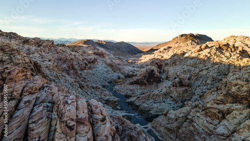 sunrise in the mountains