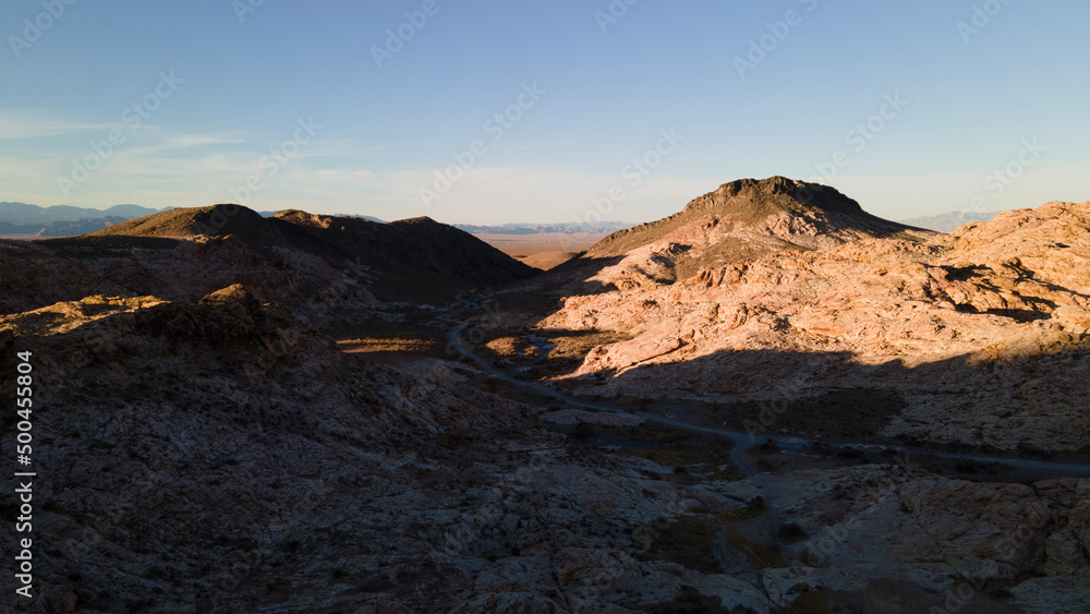 sunset in the mountains