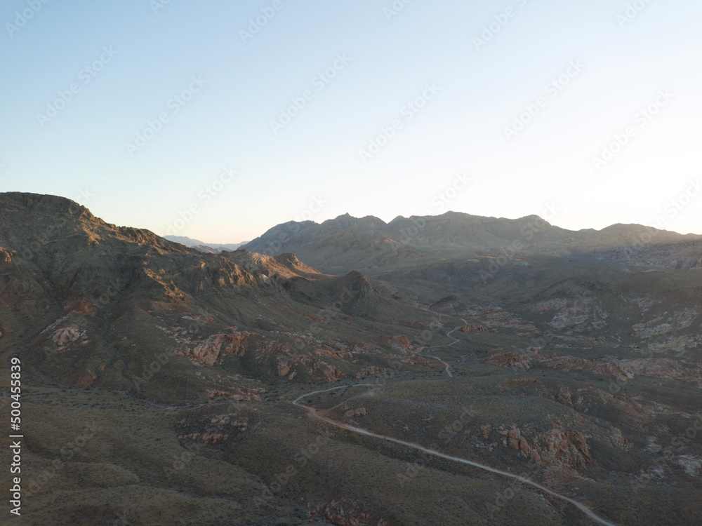 mountains in the desert