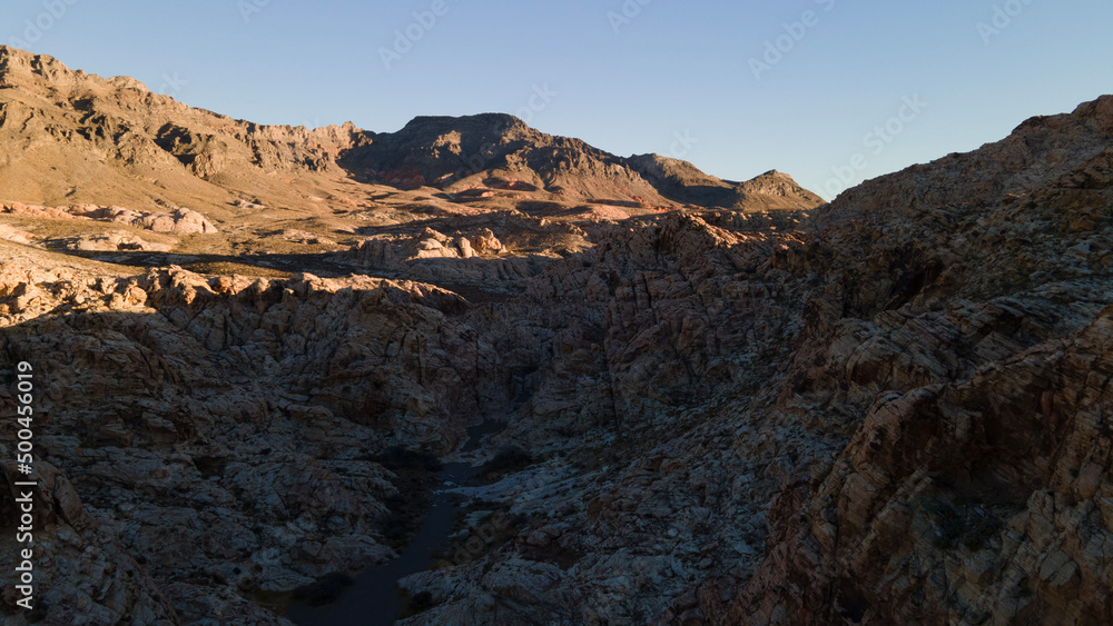 sunset over the mountains