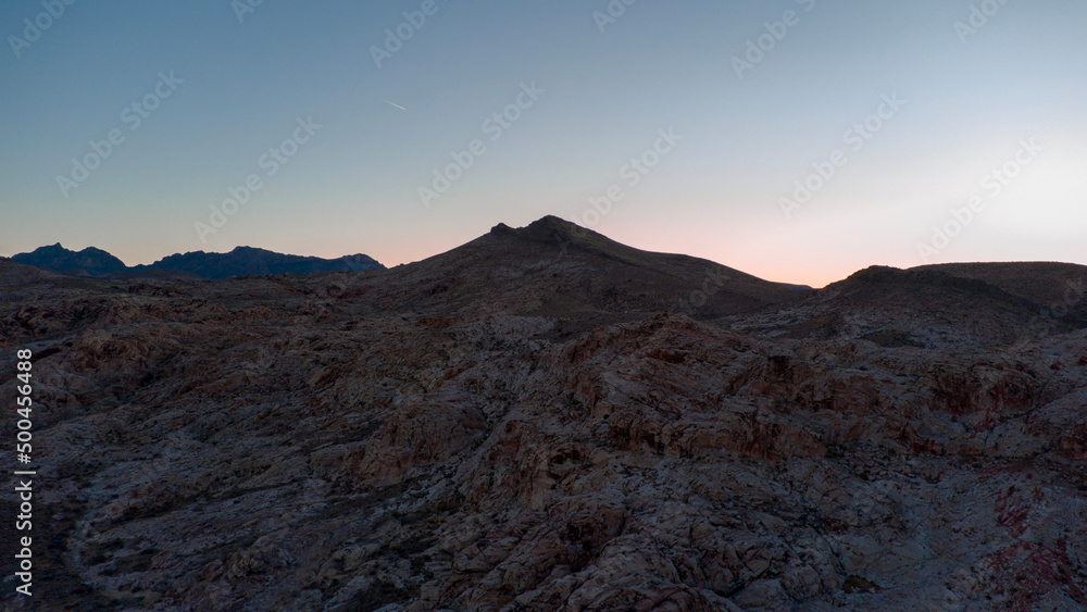 Fototapeta premium sunset in the mountains