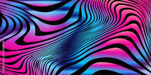 Retro pattern background, trending cyberpunk background, 80s party background, lines pattern, gradient colorful texture, abstract Colorful techno backdrop, Futuristic gradient. cyberpunk style vector