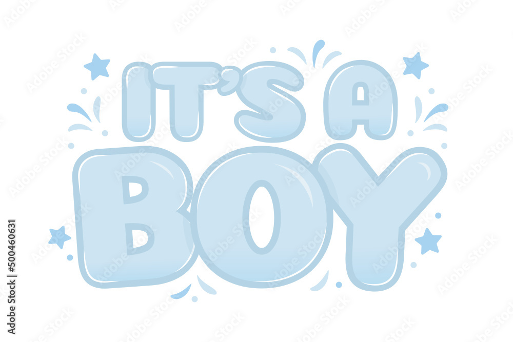 It's A Boy, It's A Boy Text, Baby Shower Invitation, Gender Reveal, Gender Reveal Party, New Mom, Vector Illustration Background It's A Boy, It's A Boy Text, Baby Shower Invitation, Gender Reveal, Gender Reveal Party, New Mom, Vector Illustration Background