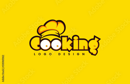 Chef hat Cooking Logo