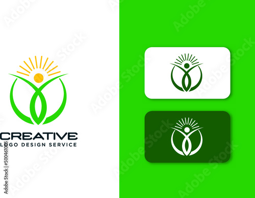 Charity nonprofit foundation logo design