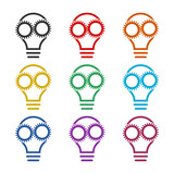 Technology Innovation Line Icon color set