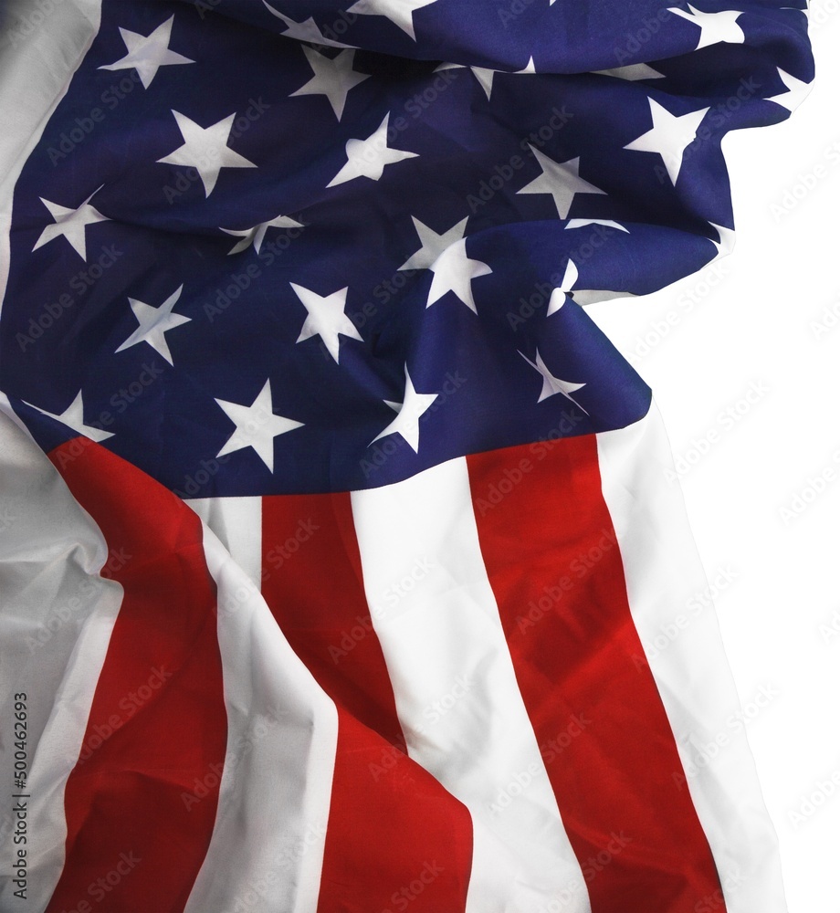 Classic American flag. Satin texture flag of USA. Memorial Day. Banner, freedom concept Classic American flag. Satin texture flag of USA. Memorial Day. Banner, freedom concept