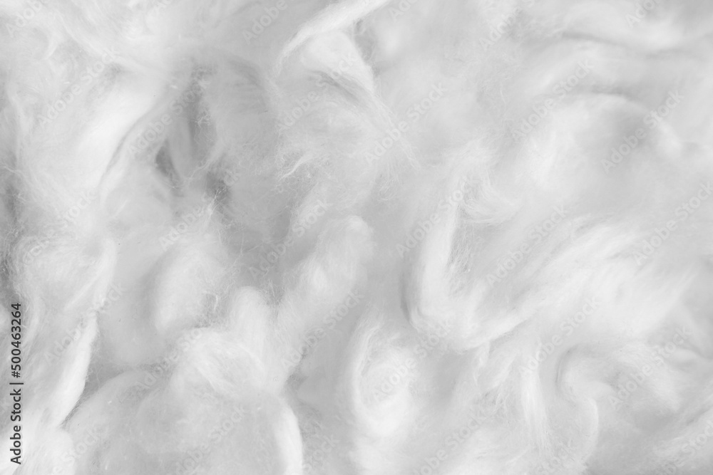 Fototapeta premium Cotton texture white soft fiber background