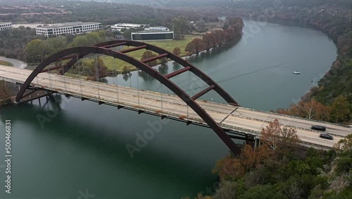 Austin, Texas 360 Bridge Fall Drone Footage #1 photo