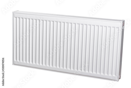 Wallpaper Mural heating radiator white on white background Torontodigital.ca