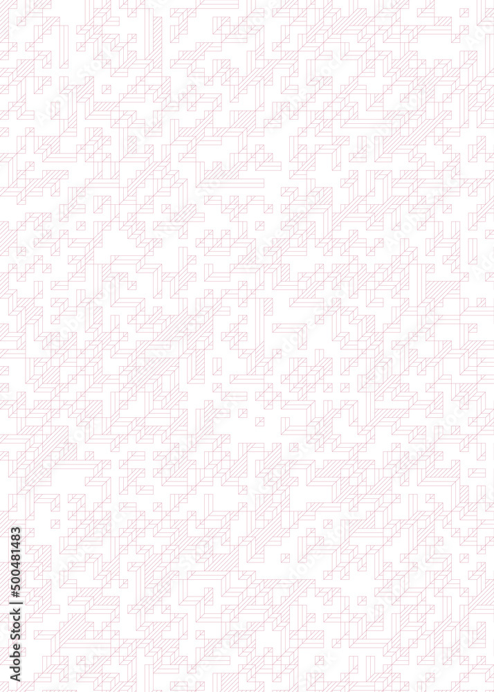 Implementation of Edward Zajec’s “Il Cubo” from 1971. Essentially a Truchet tile set of 8 tiles and rules for placement art illustration Implementation of Edward Zajec’s “Il Cubo” from 1971. Essentially a Truchet tile set of 8 tiles and rules for placement art illustration