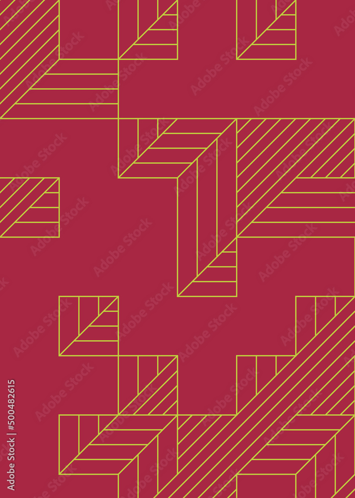 Implementation of Edward Zajec’s “Il Cubo” from 1971. Essentially a Truchet tile set of 8 tiles and rules for placement art illustration Implementation of Edward Zajec’s “Il Cubo” from 1971. Essentially a Truchet tile set of 8 tiles and rules for placement art illustration