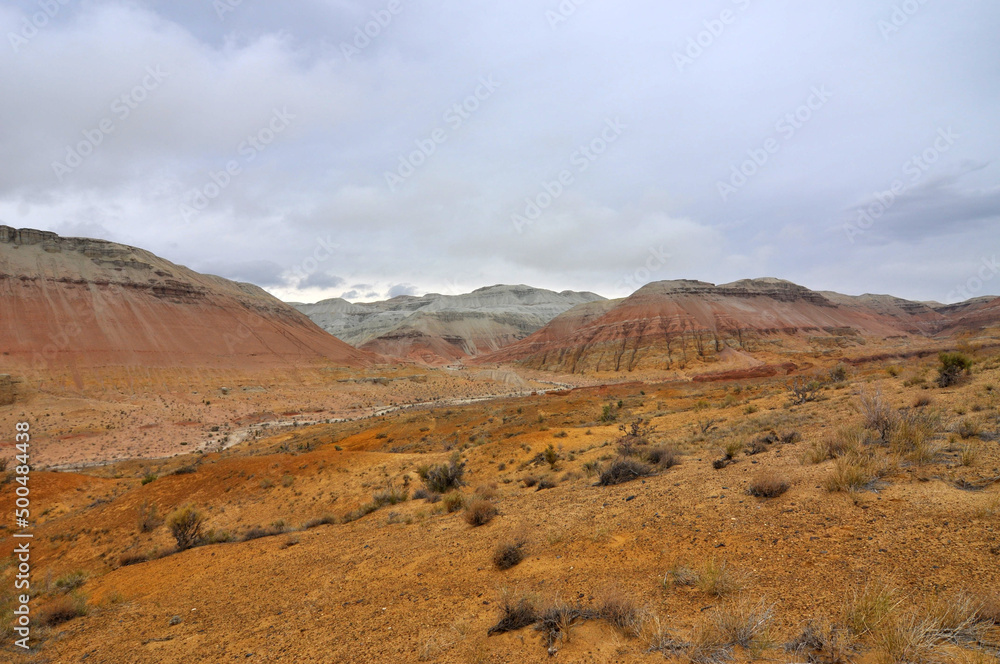 Kazakhstan.The Altyn Emel National Park, Aktau mountain.