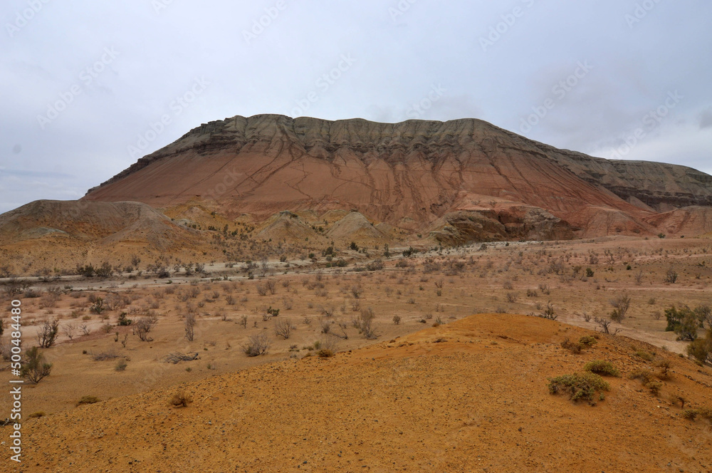 Kazakhstan.The Altyn Emel National Park, Aktau mountain. Kazakhstan.The Altyn Emel National Park, Aktau mountain.