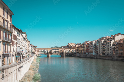 Around the Ponte Vechio, Florence, Italy - 09.07.2021