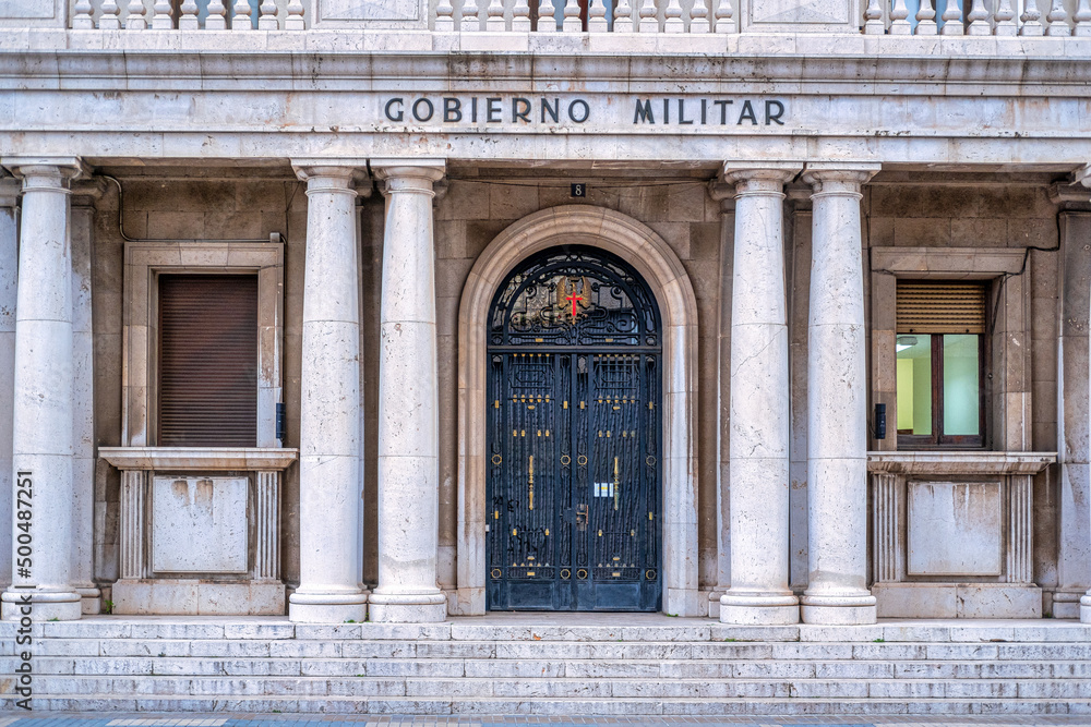 Gobierno Militar or Military Government Building in Valencia Spain