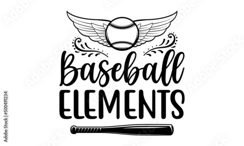 Baseball Elements - vintage slogan typography eats sleep baseball repeat for t-shirt design. Good for textile print, posters, greeting cards, and gifts design.