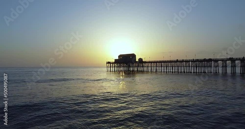 Oceanside Pier Approach at Sunset