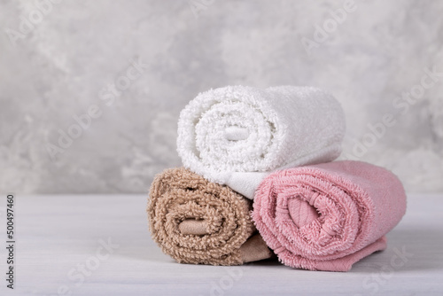 Spa composition with cotton towels