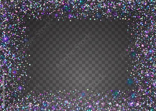 Kaleidoscope Glare. Blue Shiny Background. Bokeh Glitter. Retro Design. Modern Foil. Birthday Confetti. Disco Christmas Gradient. Unicorn Art. Purple Kaleidoscope Glare