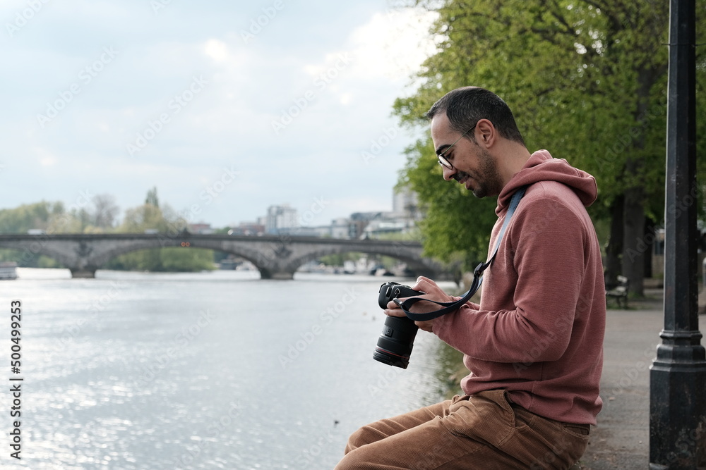 Obraz premium photographer at work