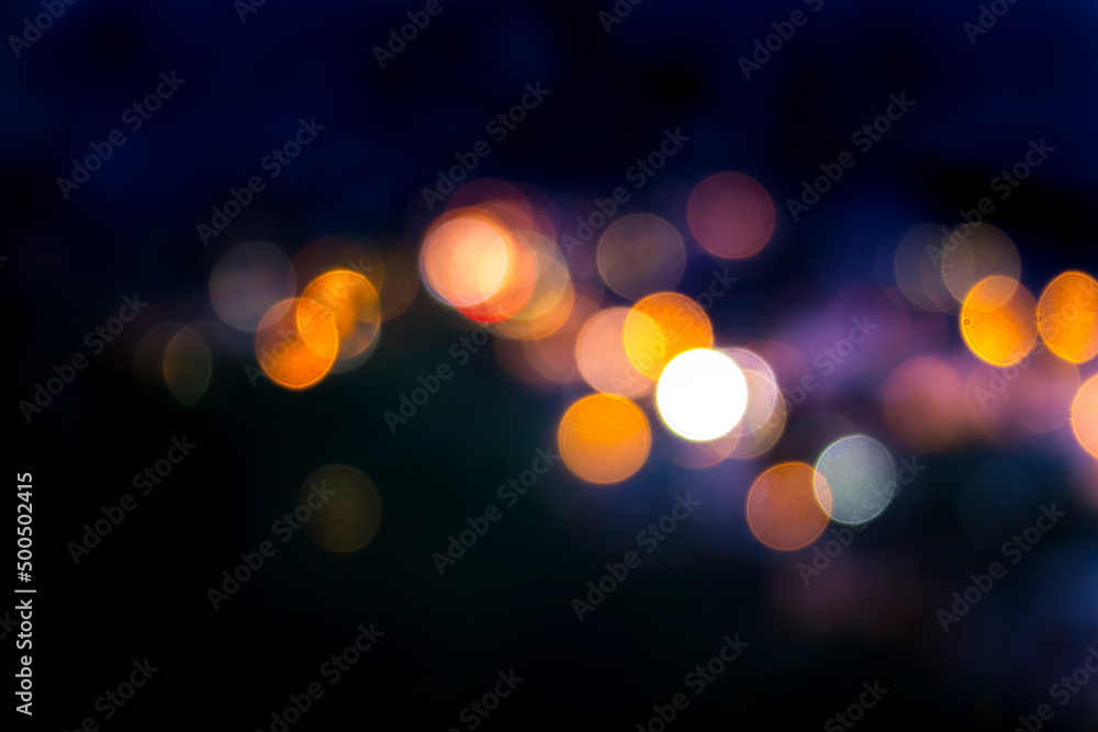 Bokeh shoy in the city