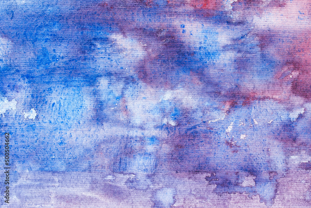 blue and violet painted background texture