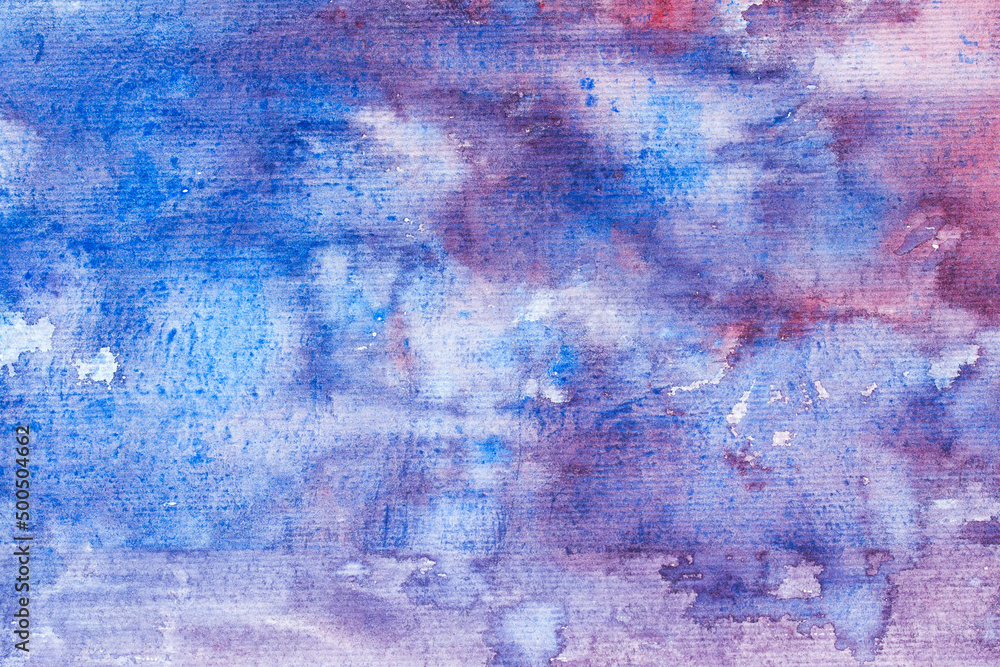 Fototapeta premium blue and violet painted background texture