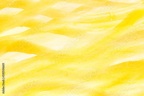 yellow painted watercolor background texture