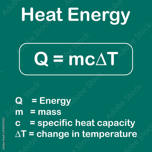 heat energy formula in physics