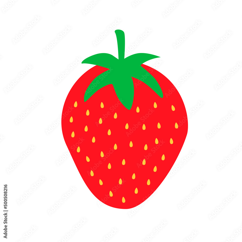 Obraz premium イチゴのイラスト