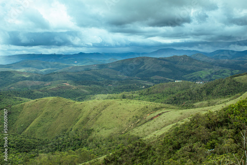 natural landscape of Serra do Gandarela in Conceição do Rio Acima city, Minas Gerais State, Brazil