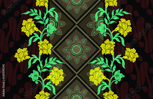 ndonesian batik motifs with very distinctive patterns. exclusive backgrounds. Vector Eps 10