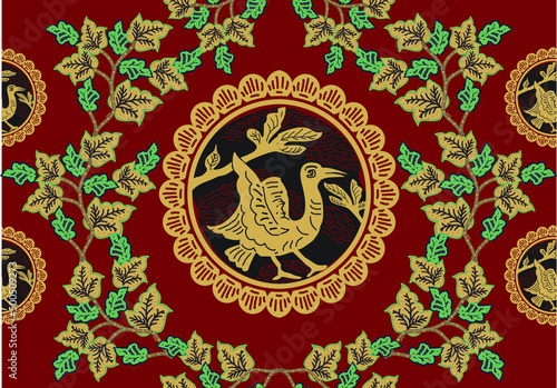 ndonesian batik motifs with very distinctive patterns. exclusive backgrounds. Vector Eps 10