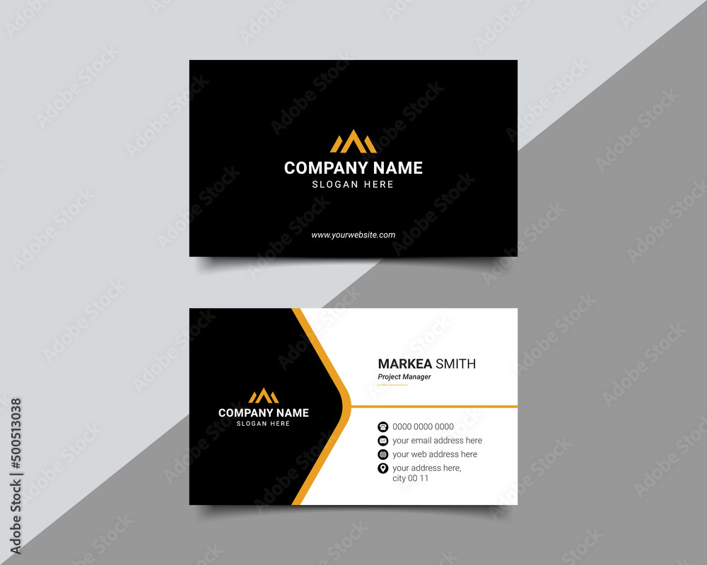 Multipurpose Creative corporate business card design Template Double side with professional Elegant Multipurpose Creative corporate business card design Template Double side with professional Elegant
