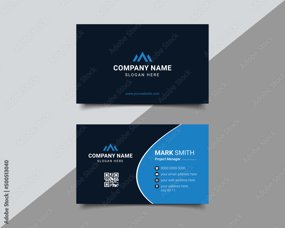 Multipurpose Creative corporate business card design Template Double side with professional Elegant Multipurpose Creative corporate business card design Template Double side with professional Elegant