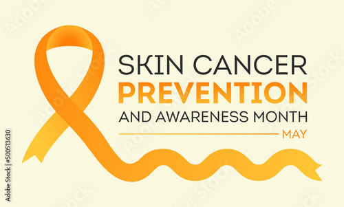 Leinwand Poster Skin Cancer Awareness Month