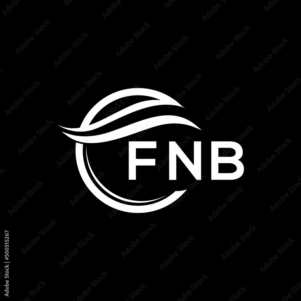 FNB letter logo design on black background. FNB creative initials letter logo concept. FNB letter design. FNB letter logo design on black background. FNB creative initials letter logo concept. FNB letter design.