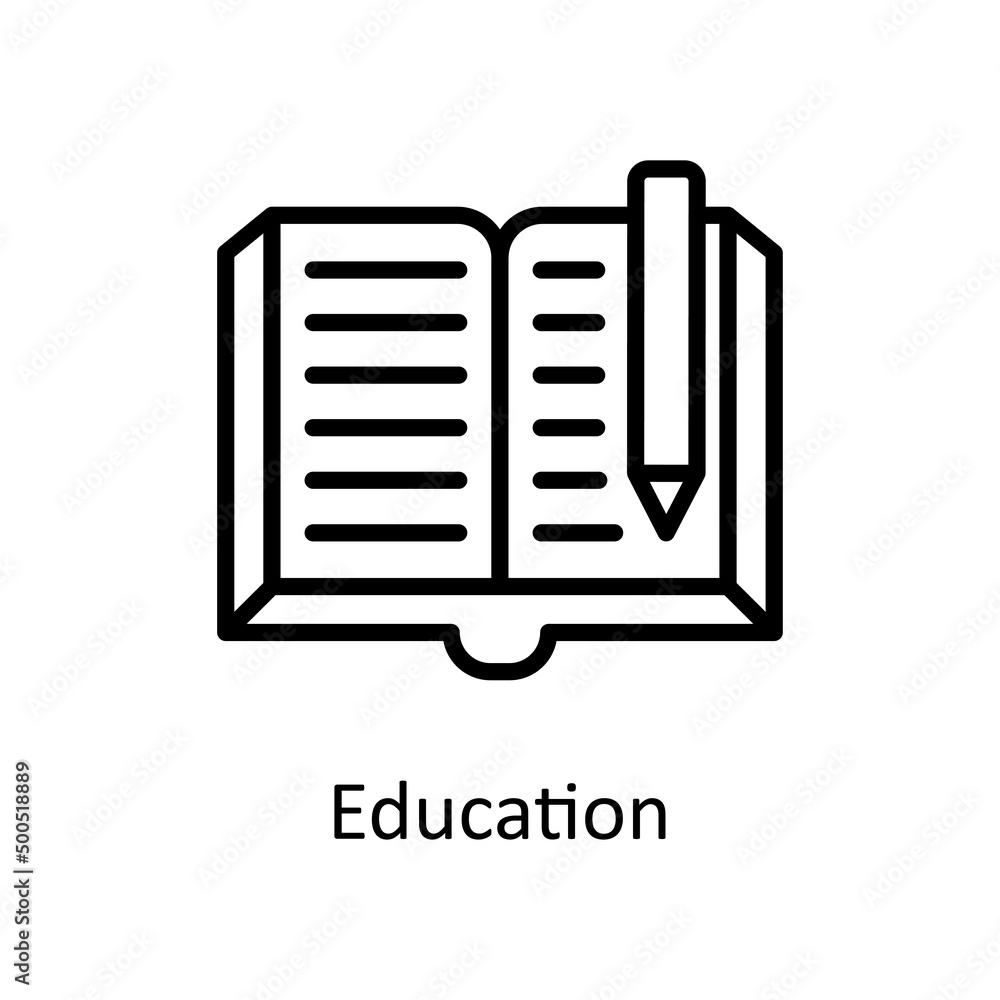 Education vector Outline Icon Design illustration. Creative Process Symbol on White background EPS 10 File Education vector Outline Icon Design illustration. Creative Process Symbol on White background EPS 10 File