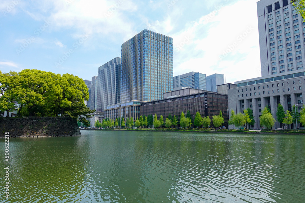Imperial Palace Garden in Tokyo, Japan