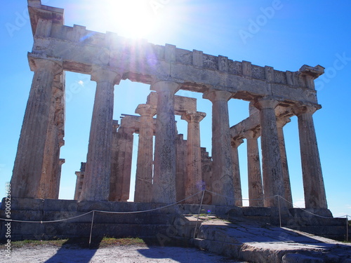 ギリシャ　エギナ島のアファイア神殿 photo