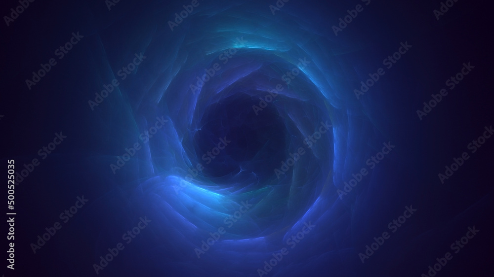 Obraz premium 3D rendering abstract round light background