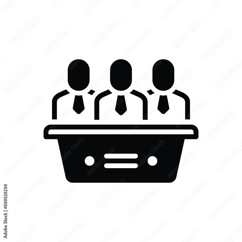Black solid icon for councils Black solid icon for councils