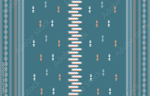 Oriental ethnic seamless pattern traditional background Design for carpet,wallpaper,clothing,wrapping,batik,fabric,Vector illustration embroidery style.
soft tone . 

