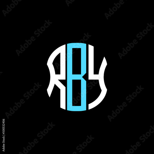 RBY letter logo creative design with vector graphic
