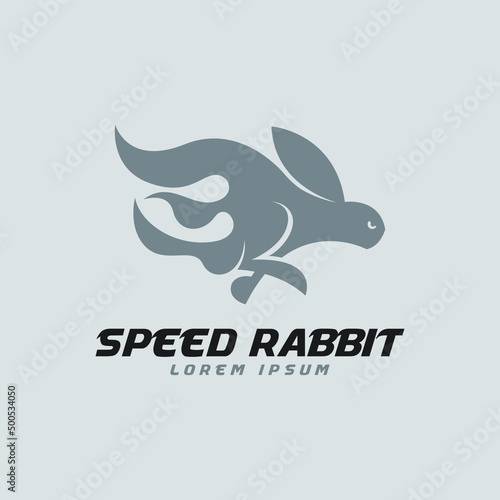 Rabbit Logo Design Concept Vector. Animal Logo Design Concept Vector