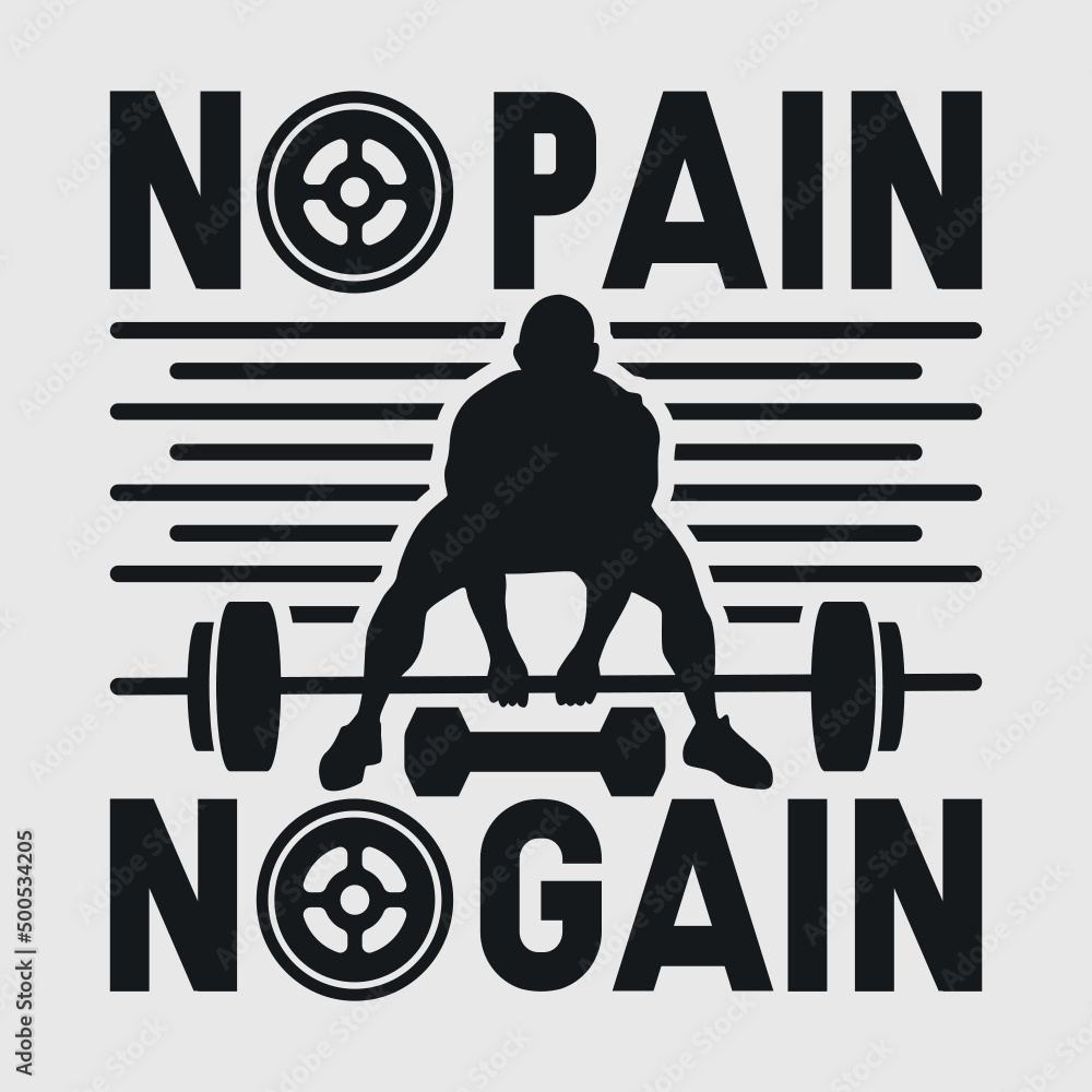 No Pain No Gain Svg, Fitness Humor Svg, Gym Svg, Wine Svg, Workout ...