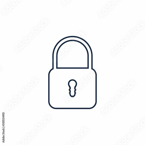 Free Download Flat lock icon vector background - GFXLoad