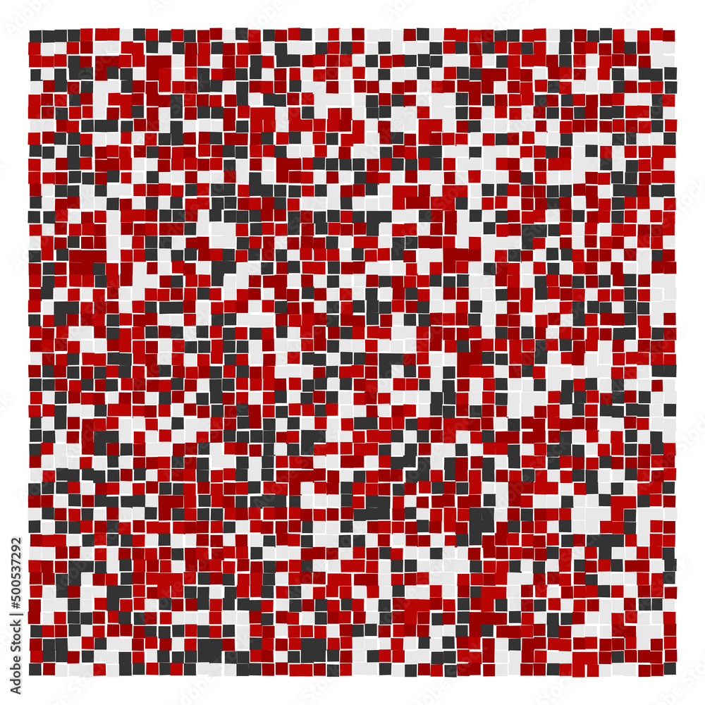 Fototapeta premium Offset Quads generative art background art illustration